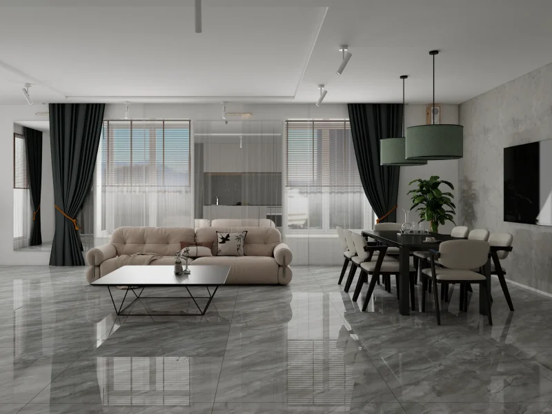 Gạch lát nền vân đá A1232 - Ảnh 2